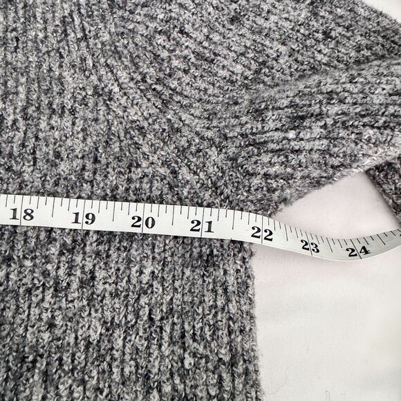 Old Navy Women’s Shaker Stitch Open Front Cardigan Sweater Grey Marl Size M - Picture 11 of 12